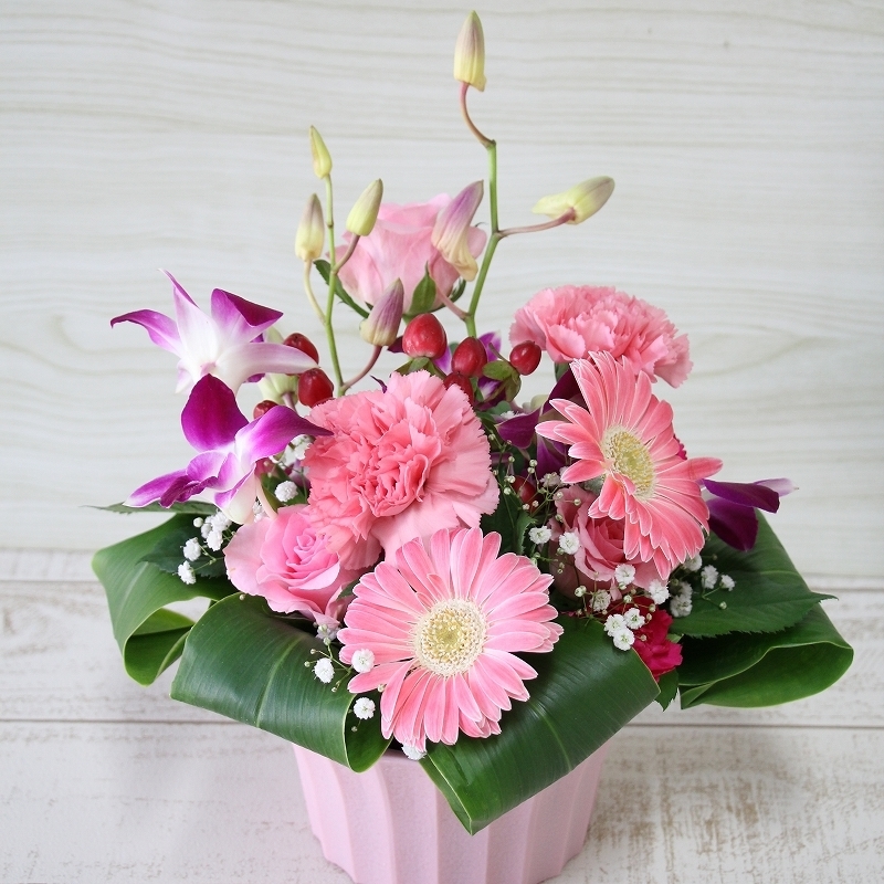 生花アレンジメントsサイズ 宮崎の花ギフト通販 フラワーショップコスモス 生花アレンジメントsサイズ 宮崎の花ギフト通販 フラワーショップコスモス