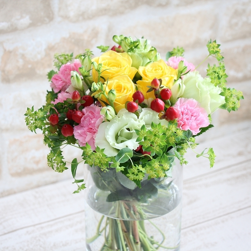 花束mサイズ 花ギフト通販 宅配のフラワーショップコスモス 花束mサイズ 花ギフト通販 宅配のフラワーショップコスモス