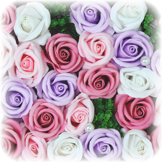 ソープフラワー スイートbox Pink 花ギフト通販 宅配のフラワーショップコスモス